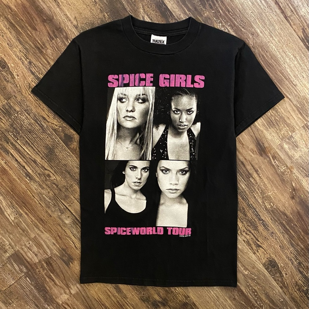 Vintage 1998 Spice Girls Spice World Tour Band Shirt Men’s Size Small
